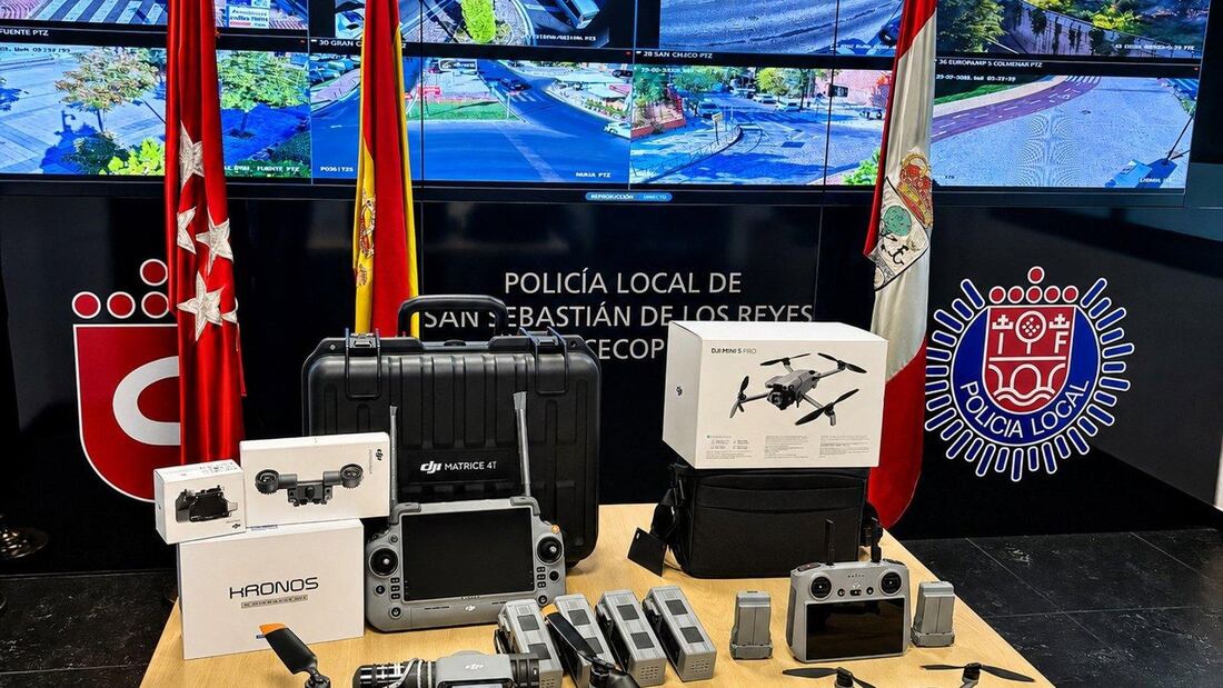 San Sebastián de los Reyes incorpora dos drones a la Policía Local
