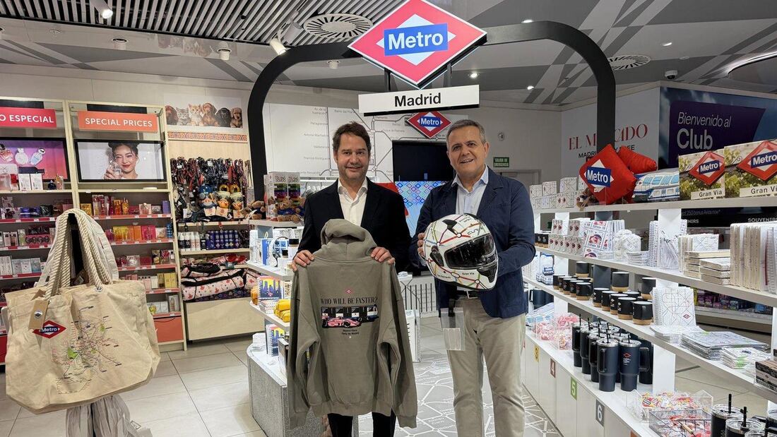 Metro estrena tienda en la T4 de Barajas y lanza una colección para el GP de Fórmula 1