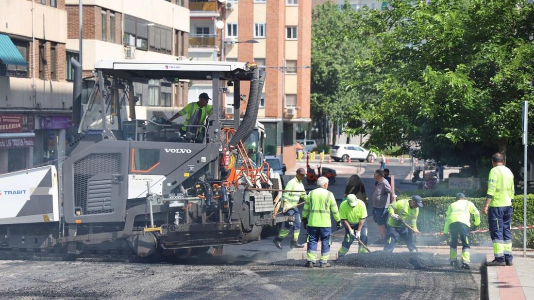 Fuenlabrada asfalta 110.000 metros de vías públicas