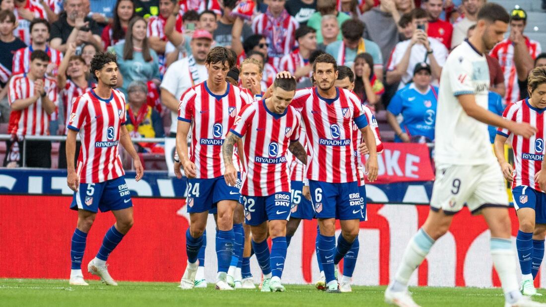 El Atlético de Madrid goleó 4-0 a Osasuna en LaLiga