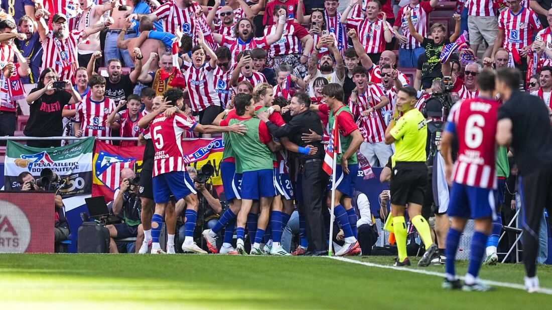 El Atlético tumba al Real Madrid y suma su tercera victoria seguida