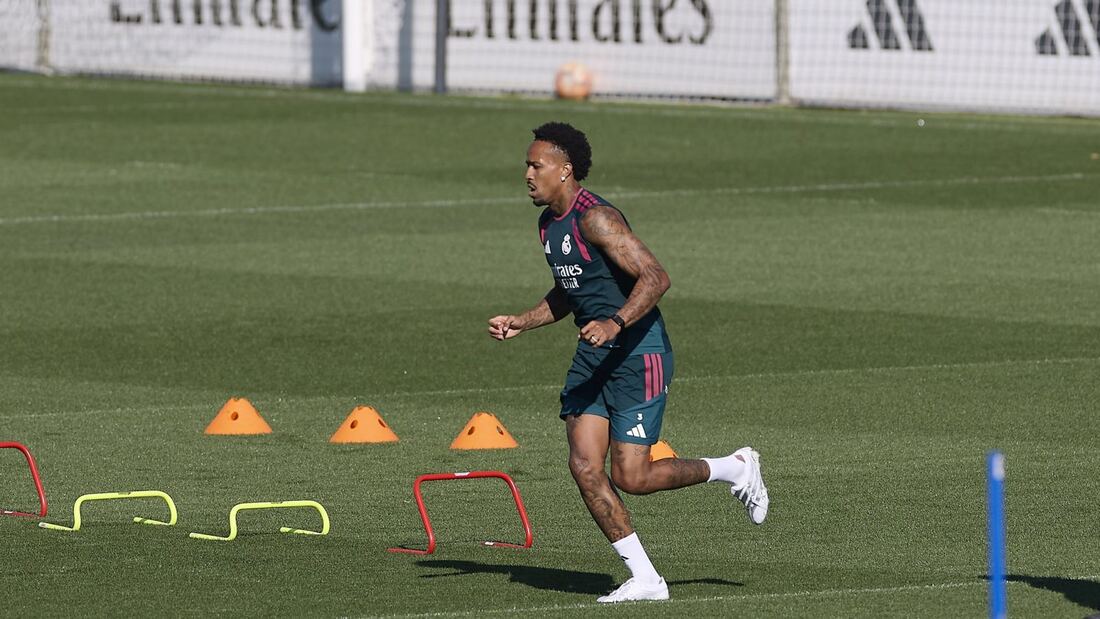 Militao regresa a los entrenamientos del Real Madrid