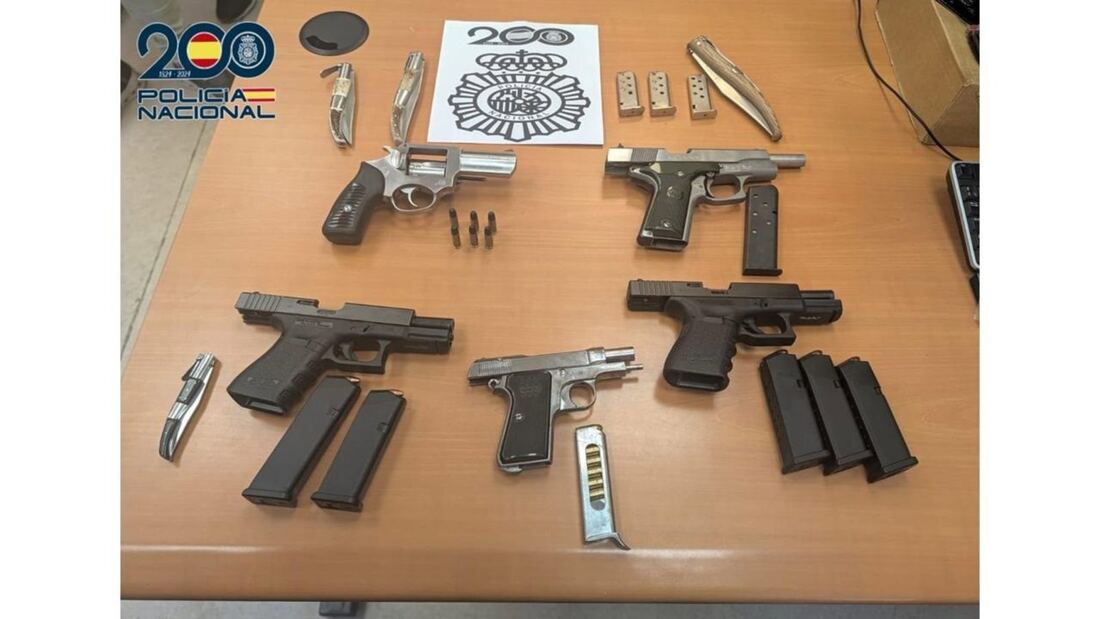 Detienen a 13 miembros de un clan en Tetuán con armas