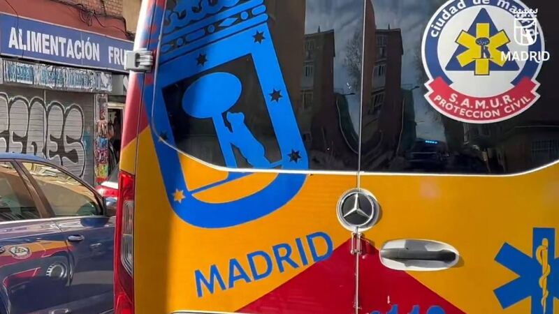 Un accidente con un VTC en Usera deja dos heridos, uno potencialmente grave