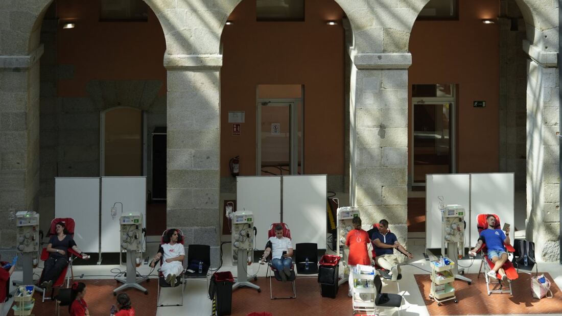Maratón de donación de sangre en La Real Casa de Correos
