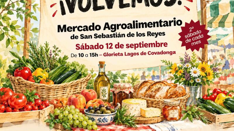 San Sebastián de los Reyes recupera este sábado su Mercado Agroalimentario