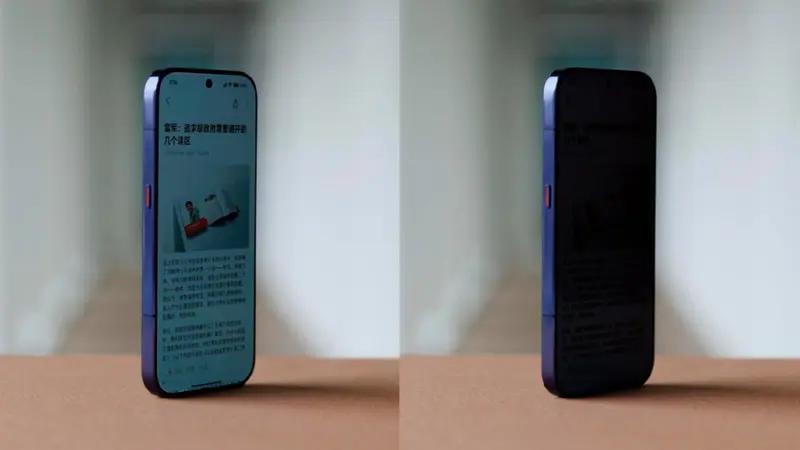Xiaomi desaf&iacute;a a Samsung con pantalla de privacidad