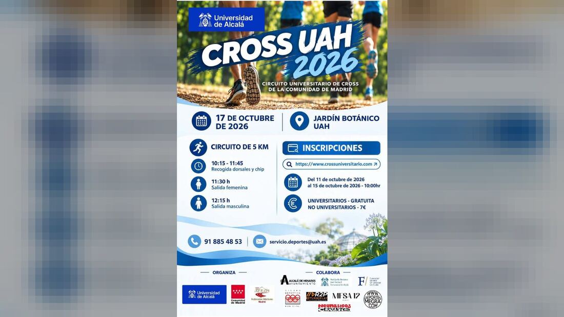 Abierto el plazo de inscripción para el Cross de la Universidad de Alcalá