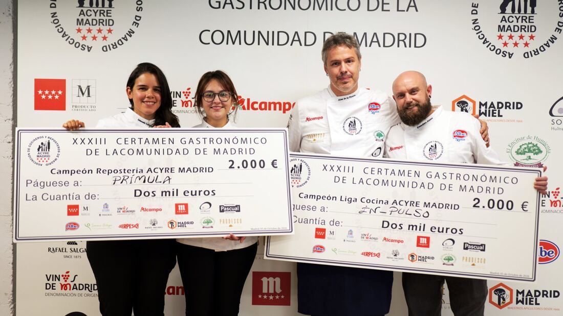 Álex de la Fuente repite como mejor cocinero de Madrid