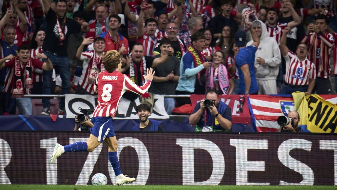 Barrios y Lookman dan la victoria al Atlético ante el United