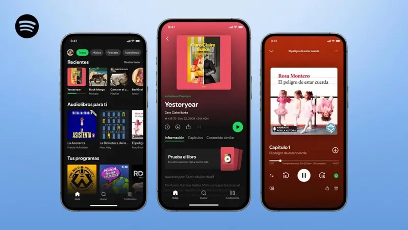 Los audiolibros de Spotify llegan a Espa&ntilde;a