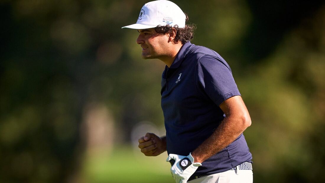 Chacarra lidera el Open de España con un dedo del pie roto