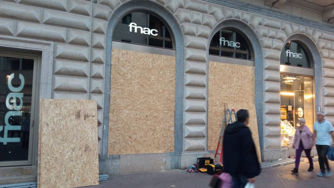 Madrid blinda sus comercios ante las amenazas de Blocus