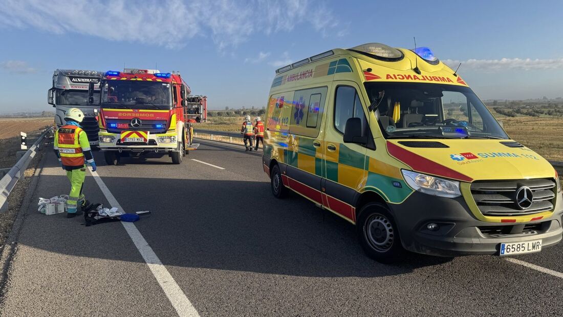 Tres conductores resultan heridos tras un choque múltiple en la M-419