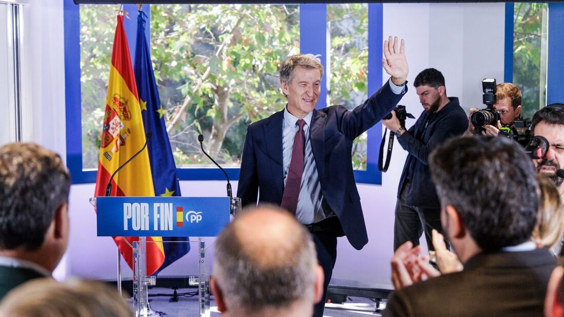 Feijóo pone a Tellado al frente de la campaña del 29N