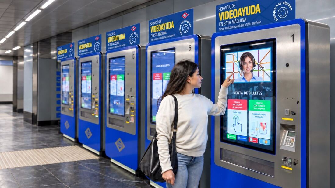 Teleasistencia y 'video ayuda' para la compra de billetes en Metro