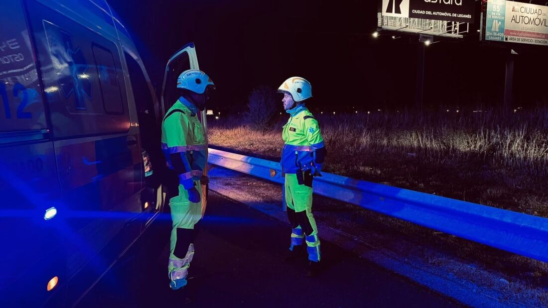 Fallece un motorista de unos 45 años en la M-50 a la altura de Alcorcón