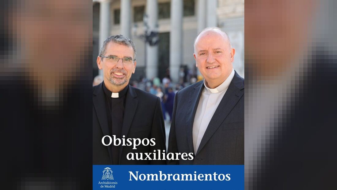 León XIV nombra dos nuevos obispos auxiliares en Madrid