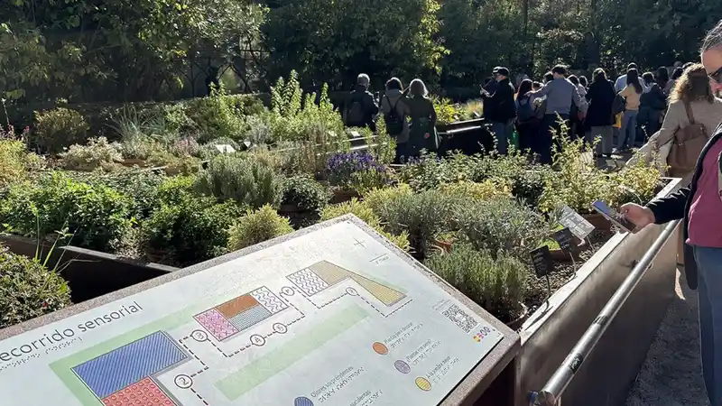 El Real Jard&iacute;n Bot&aacute;nico inaugura un recorrido sensorial accesible