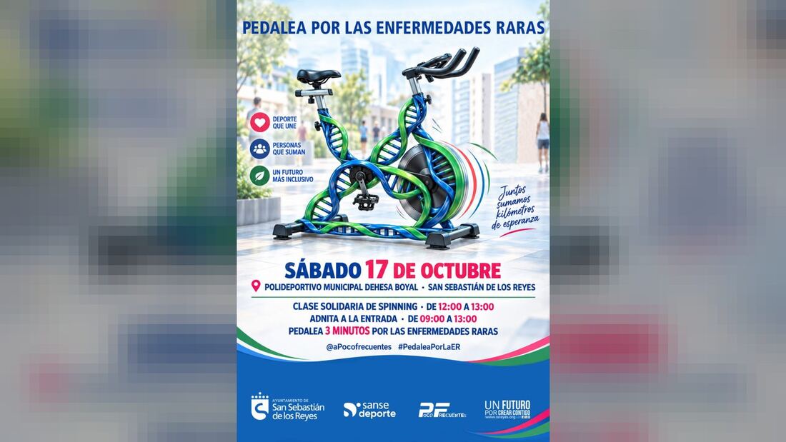 San Sebastián de los Reyes pedalea por las enfermedades raras