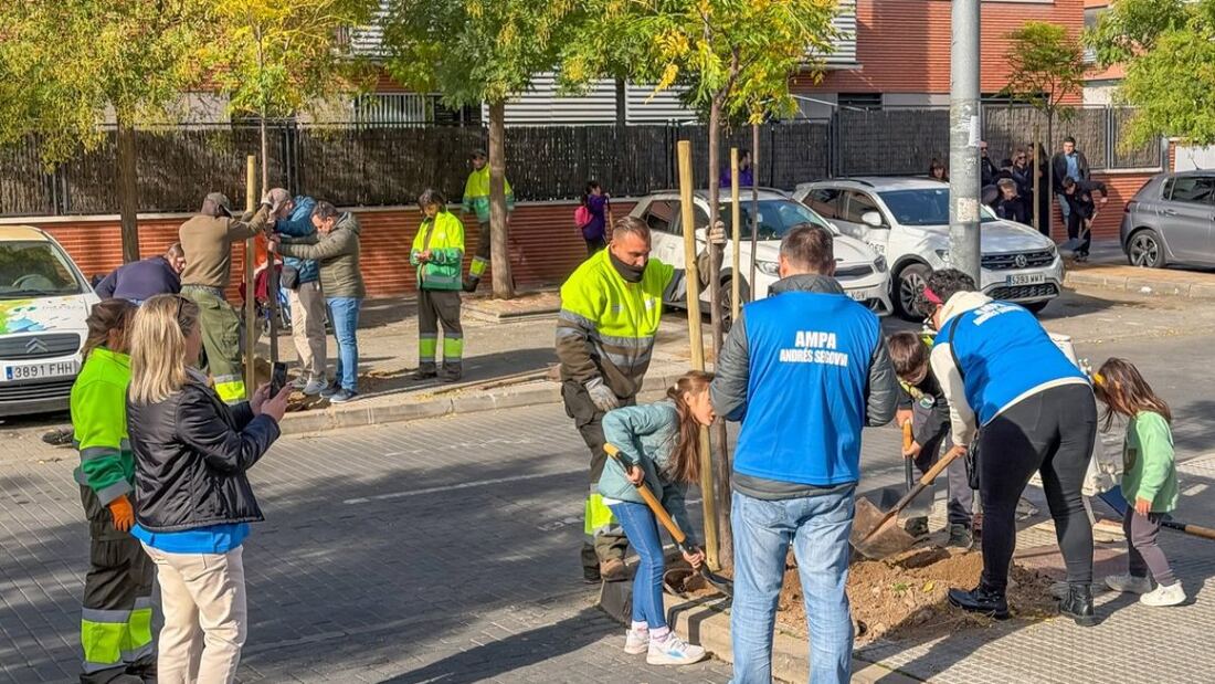 Torrejón planta 105 árboles en el Día del Cambio Climático