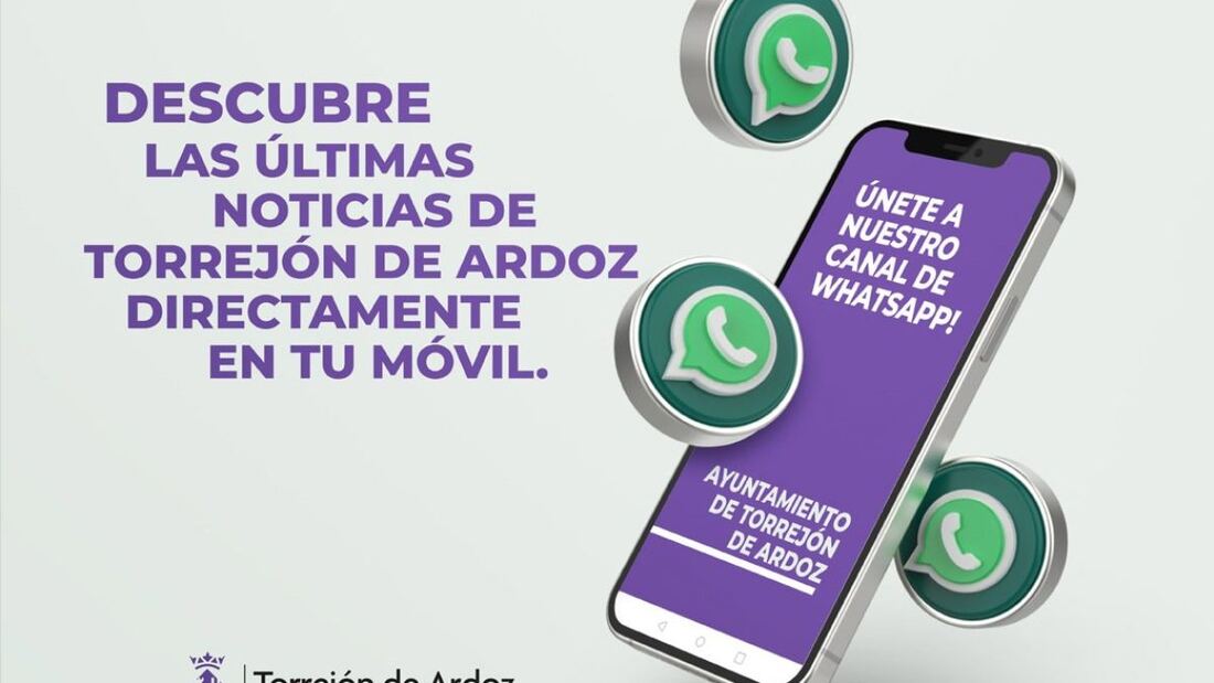 Torrejón alcanza 6.000 suscriptores en su canal de WhatsApp