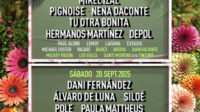 Melendi, Siloé, Dani Fernández y Mikel Izal encabezan el festival Jardín de las Delicias, que agota entradas