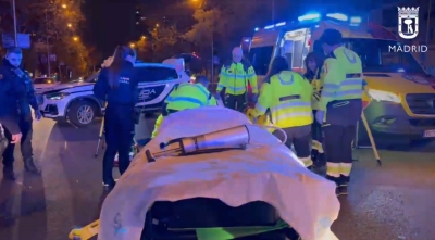 Sucesos.- Herido grave un motorista tras chocar contra un coche en el Paseo de la Castellana